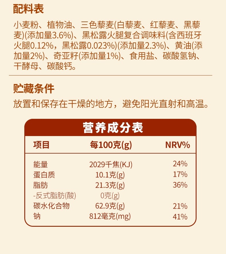 [해외직구]블랙 트러플햄소다 크래커 1박스